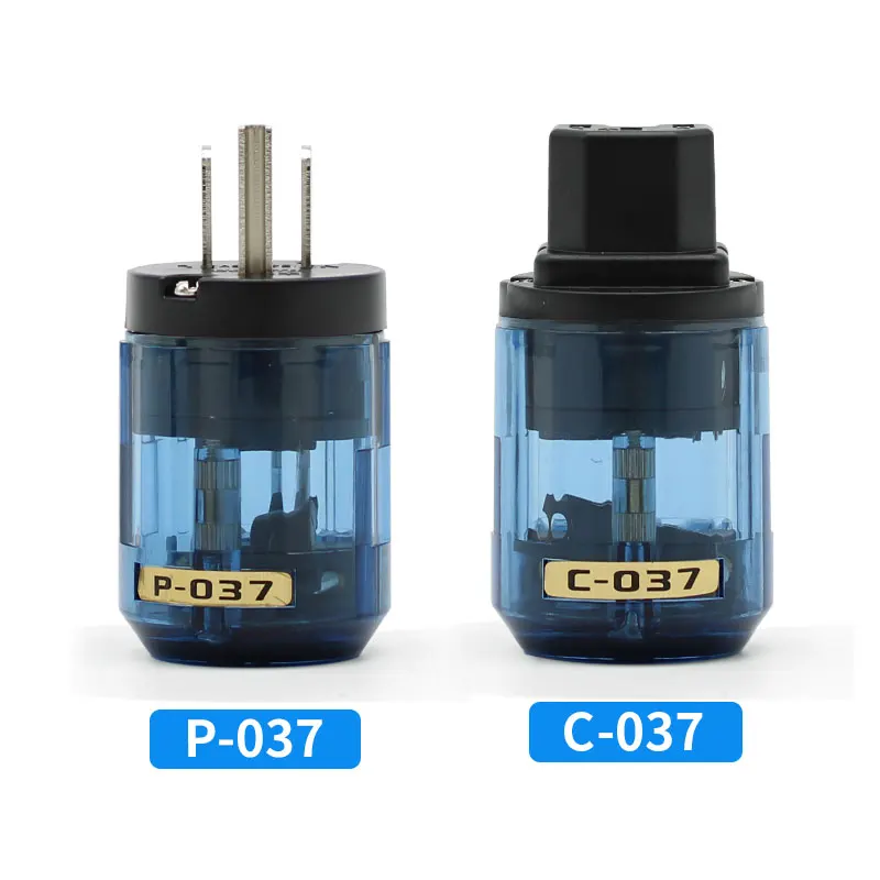 Conector de Cable de alimentación de CA para amplificador de Audio, enchufe HIFI de EE. UU., para Cable de alimentación de P-037, P-004, P-079, P-029, P-046, 1 par - imagen 2