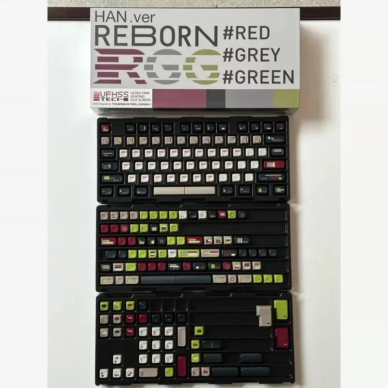 Teclas Rgg Light Retrohigh Light Comrades Gsa, teclas Abs grabadas, juego completo de teclas de teclado mecánico personalizadas, regalos - imagen 5