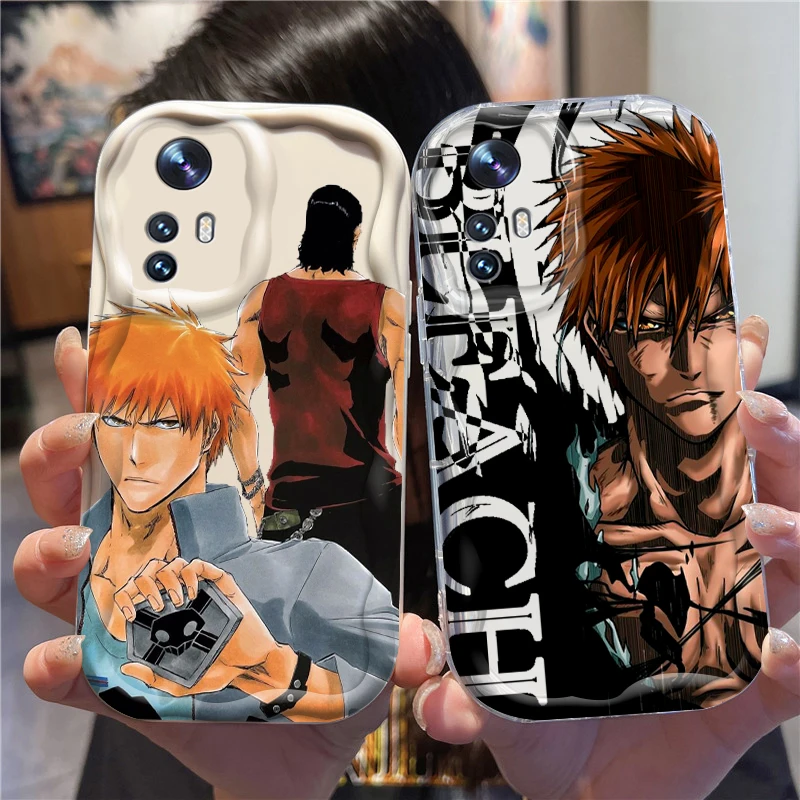 Bleach Cool Art Anime cómic para Xiaomi Mi 14 12T 11 Lite Poco M6 X6 X5 X4 X3 M3 F4 Pro GT NFC 5G onda aceite suave funda de teléfono - imagen 2