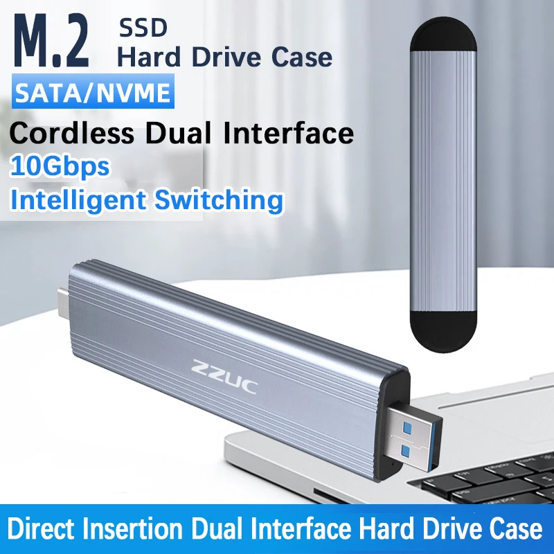 UTHAI-carcasa de disco duro M12, TYPE-C3.1 en línea, interfaz Dual, SSD, protocolo Dual, NGFF, NVME