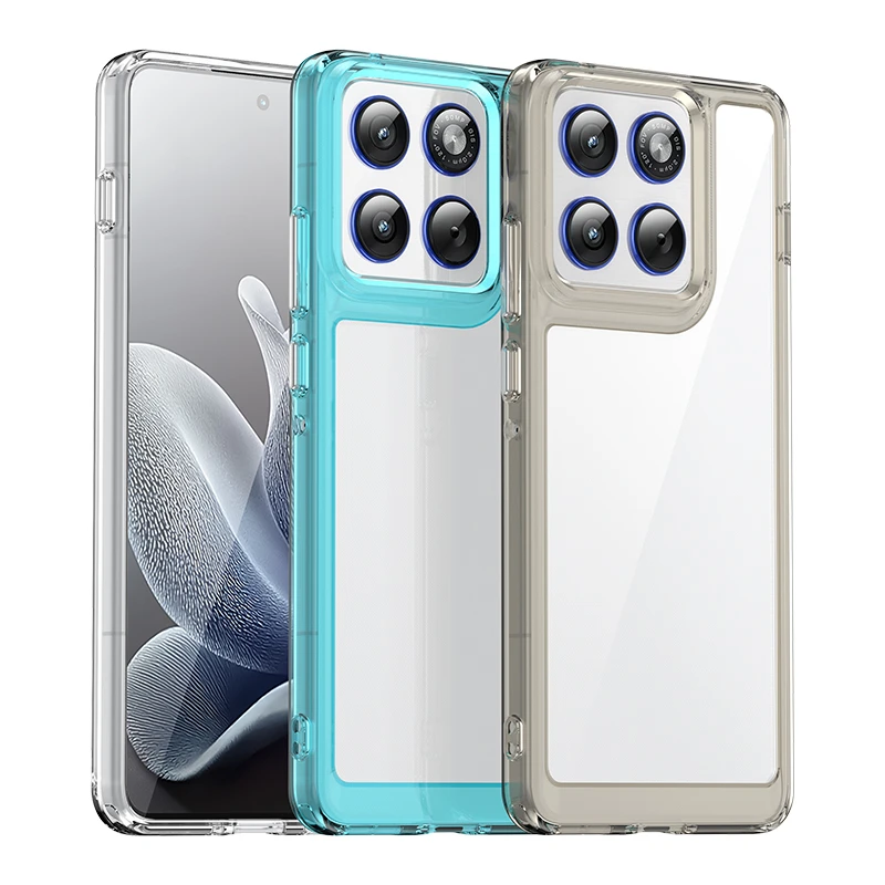 Funda de teléfono transparente para Motorola Moto X70 Air, funda protectora colorida para Moto X70 Air Cover para Moto X70 Air de 6,67 pulgadas