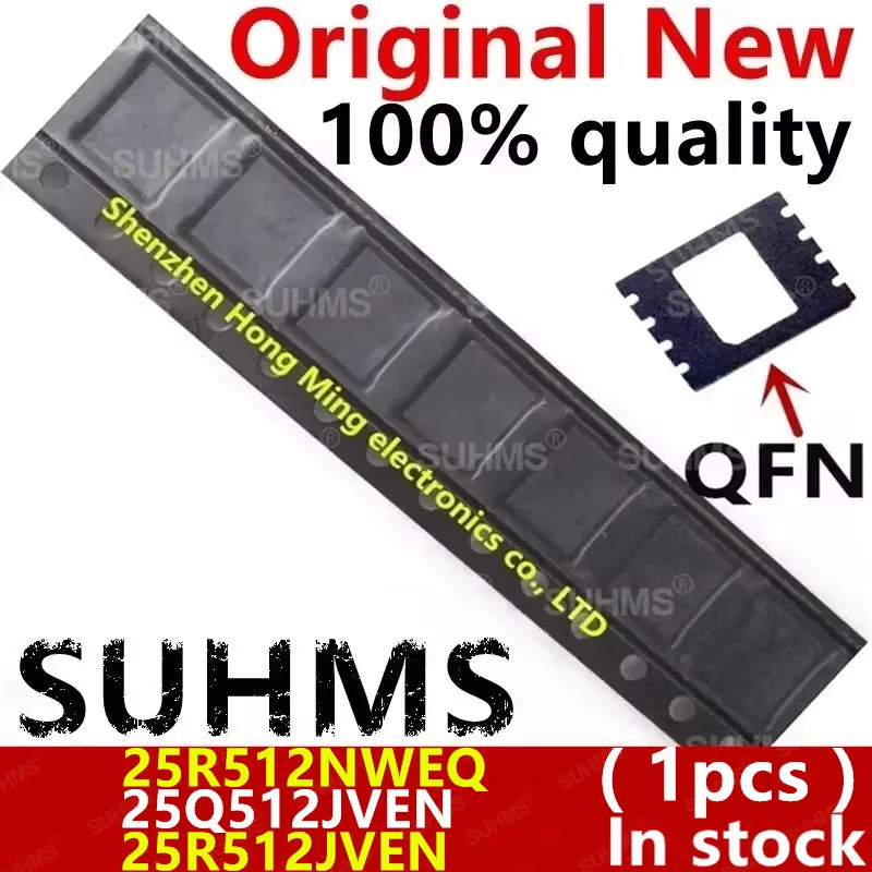 (1 pieza) nuevo 25Q512JVEN 25R512JVEN 25R512NWEQ W25Q512JVEN W25R512JVEN W25R512NWEQ W25Q512JVEIN W25R512JVEIN W25R512NWEIQ QFN-8