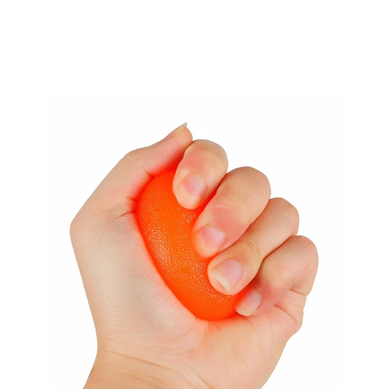 Bola de agarre de silicona, dispositivo profesional de ejercicio de balonmano para entrenamiento de rehabilitación de fuerza de dedo y mano, 1/2 Uds. - imagen 5