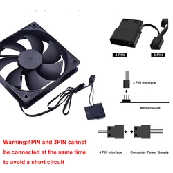 Ventilador PC 80mm 12V Brushless para CPU y GPU