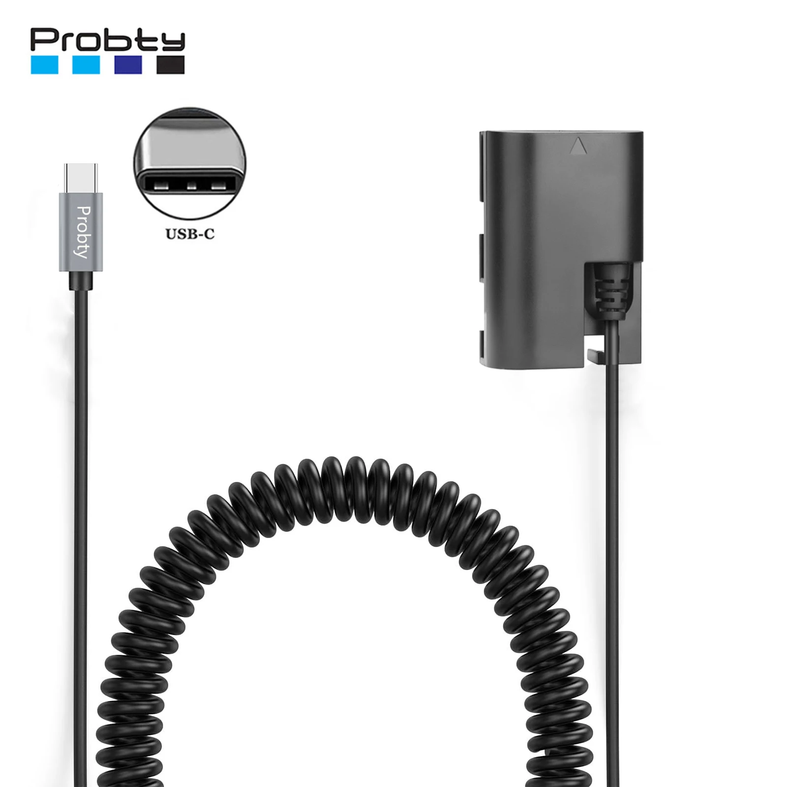 ACK-E6 DR-E6 Acoplador USB-C LP-E6 LP-E6N Kit de batería ficticia para Canon EOS R5 R6 R7,80D 70D 60D 90D,5D Mark II III IV,6D 7D