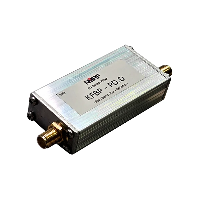 Filtro de parada de banda Notch-UHF para detección de descarga parcial en el sitio, rechaza la interferencia 3G/5G/RFID - imagen 3