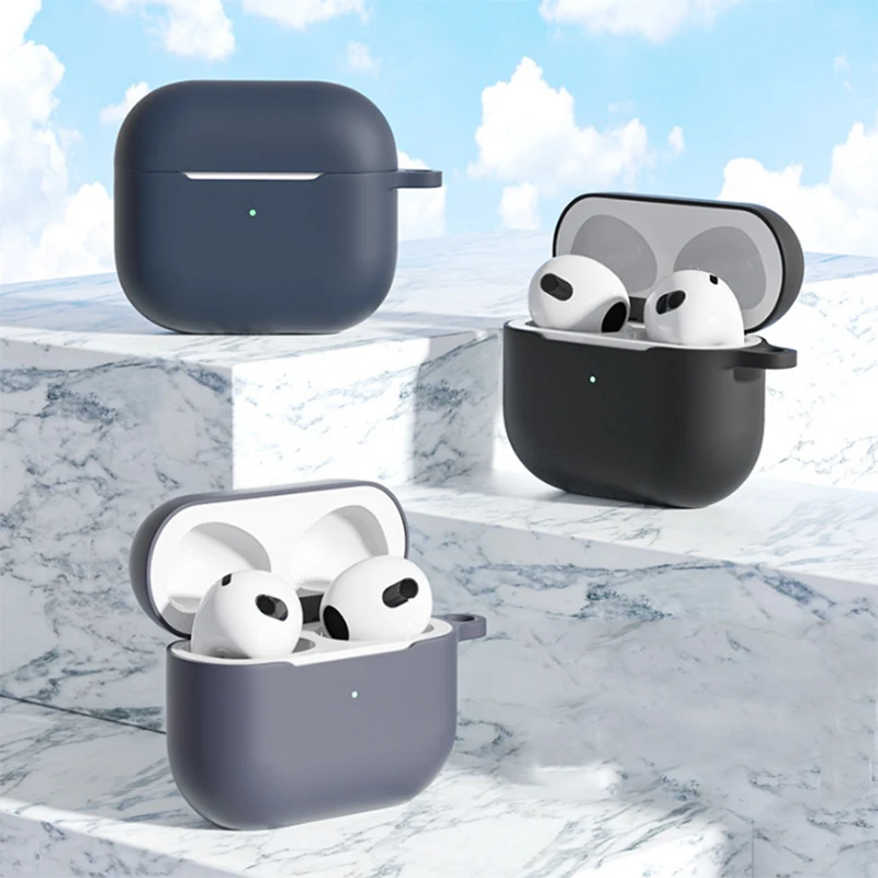 Funda para Apple Airpods 3, accesorios para auriculares inalámbricos con Bluetooth, funda de silicona para Apple Air Pod 3 - imagen 3