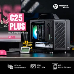 Mechanic Master C25Plus – Caja Mini ITX/MATX de aluminio portátil