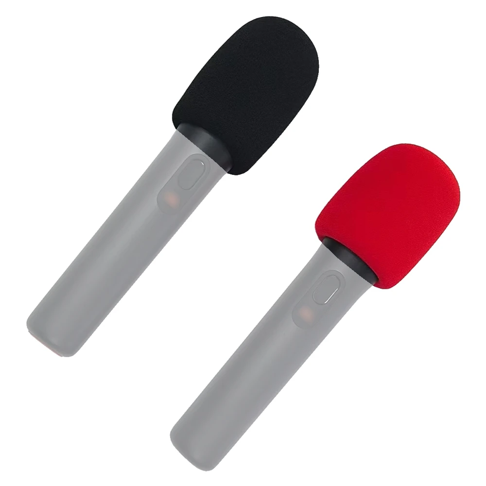 2 uds cubierta de micrófono a prueba de viento para JBL PartyBox ON-THE-GO 2 cubierta de esponja de micrófono Mike parabrisas funda protectora de esponja - imagen 2
