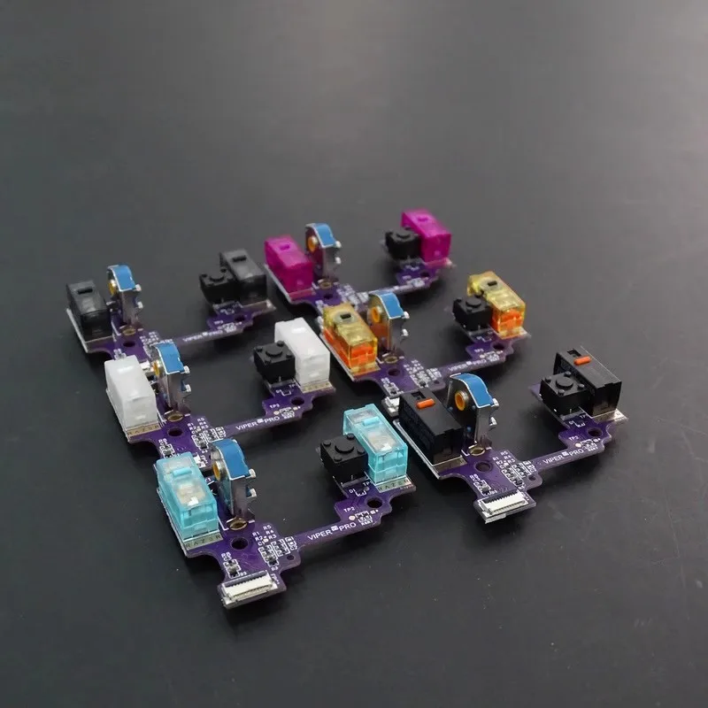 Botón de tablero de llave PCB para Razer Viper V3 Pro, montaje de accesorios de ratón sin soldadura, Micro interruptor Plug And Play, 1 ud.