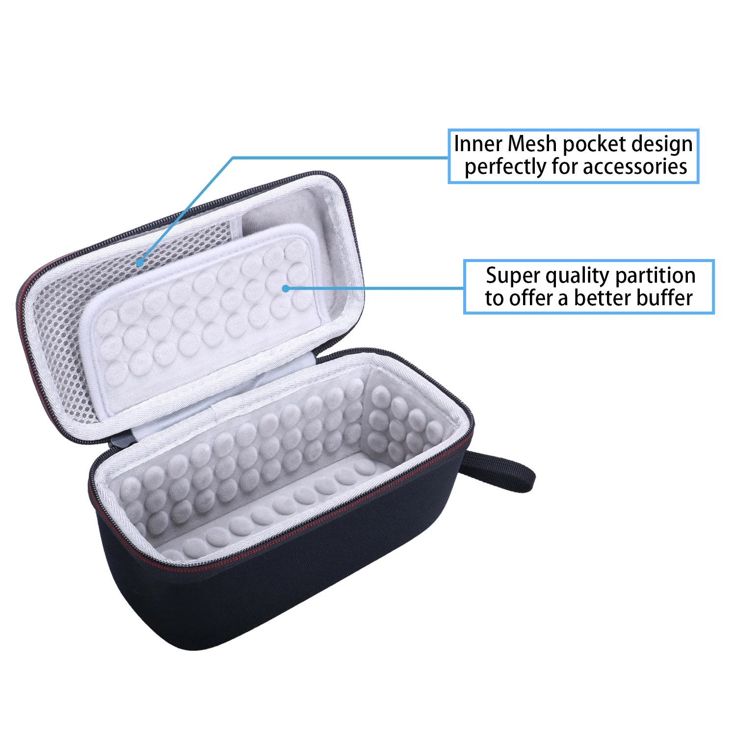 LTGEM-funda de altavoz para JBL Flip 3 y 4, bolsa de transporte de almacenamiento de Altavoz Bluetooth resistente al agua, accesorios para altavoz - imagen 5