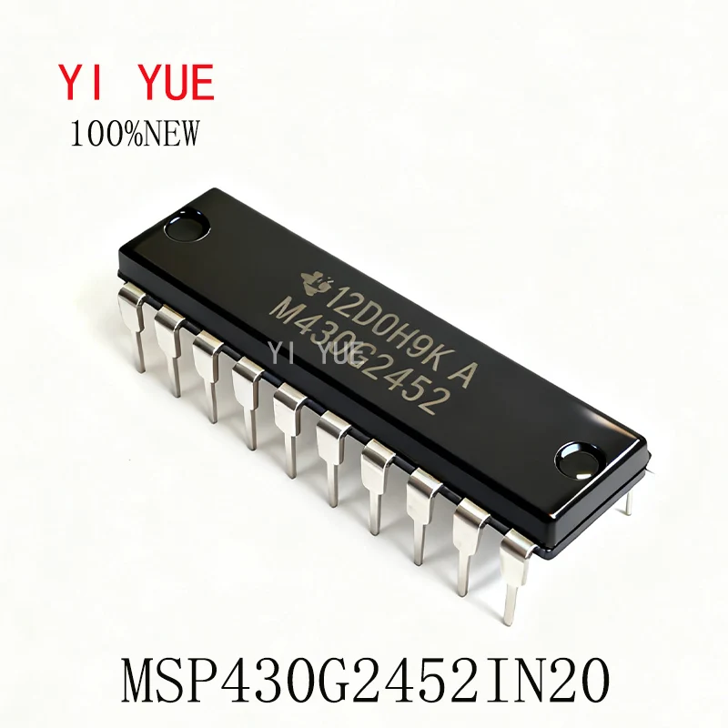 100% nuevo MSP430G2452IN20 DIP20 8KB FLASH 256B SPI/I2C 16MHz MCU