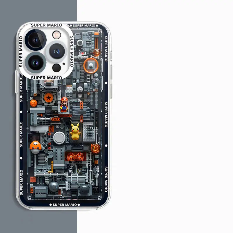 Funda de teléfono con estampado de maquinaria de moda para Samsung Galaxy S25 S24 S22 S23 Plus Note 20 Ultra 5G S21 S20 S24 FE, funda de TPU - imagen 3