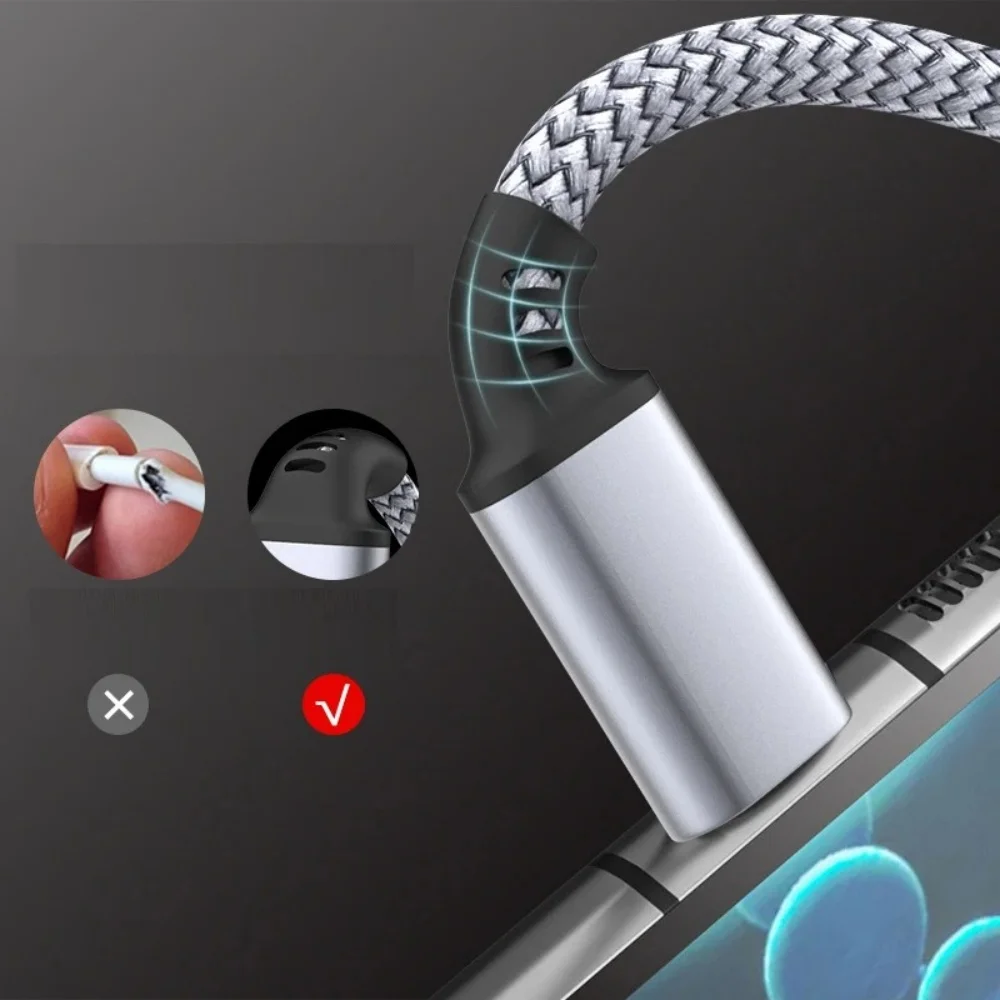 Cable extendido USB tipo C PD 60W Cable de datos de carga rápida para Samsung S24 Xiaomi Huawei USB C a USB C Cable de carga rápida - imagen 5