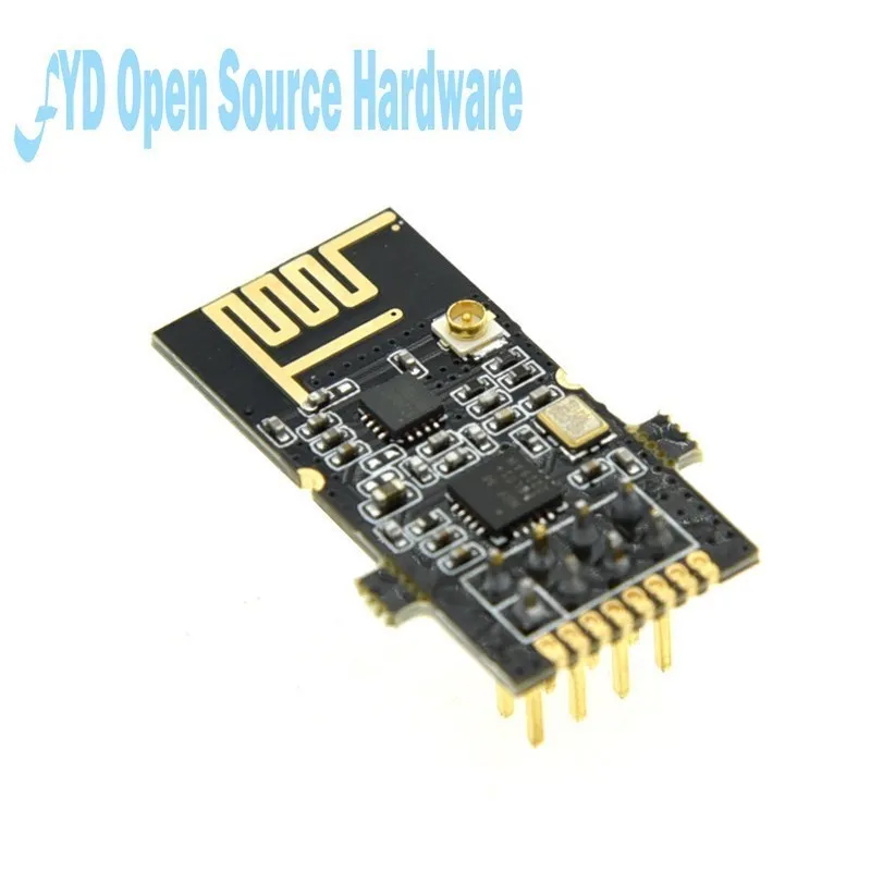 GT-24 2,4G SMD NRF24L01 1100 metros de larga distancia NRF24L01 + PA + LNA SMD módulos inalámbricos 1100 metros 2,4G antena