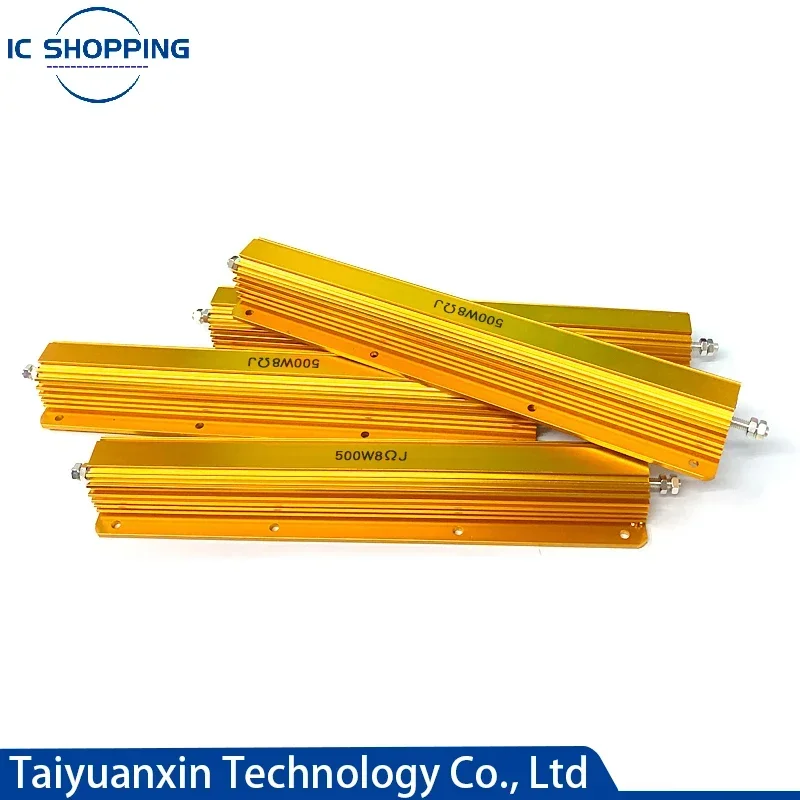 Resistencia bobinada de carcasa de Metal de potencia de aluminio 200W 300W 500W 0,1 ~ 10K 0,22 0,33 0,5 2 4 8 20 30 47 50 100 200 300 500 1K 2K - imagen 3