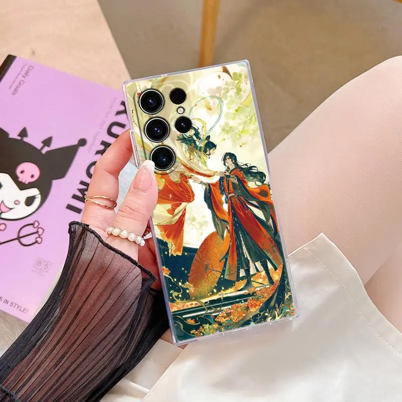 Heaven Official's Blessing Anime Phone Case para Samsung S24 S23 Ultra S22 S20 Plus S21 FE Clear Case Cover Galaxy S24Ultra - imagen 3