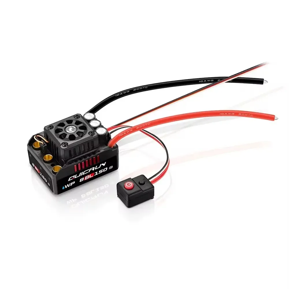 HOBBYWING QuicRun WP 8BL150 G2 3-6S 150A ESC sin escobillas para 1/8 RC modelo coche LCD LED ESC tarjeta de programa Buggy Accesorios - imagen 4