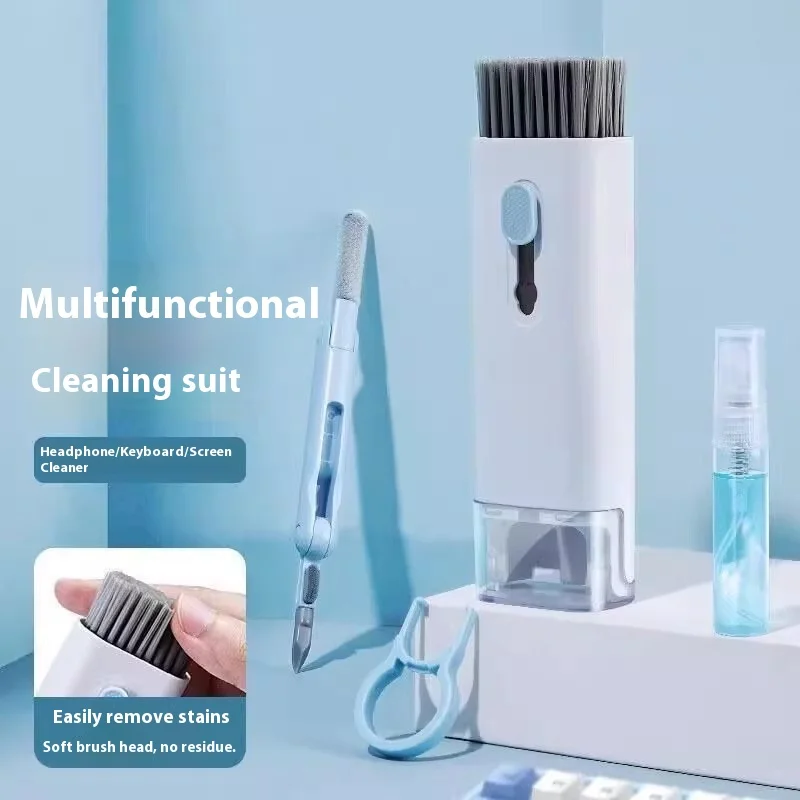 7 en 1 Aifei teclado auriculares Kit de limpieza de teléfono móvil cepillo de eliminación de polvo de computadora herramienta de limpieza mágica - imagen 3