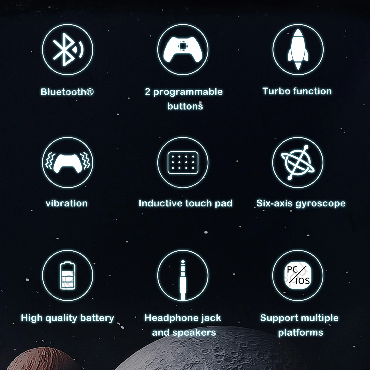 Controlador USB inalámbrico con cable Bluetooth para Playstation PS 4 3 PS4 PS3 Android Control de PC móvil Gamepad Joystick almohadilla de juego celular - imagen 3