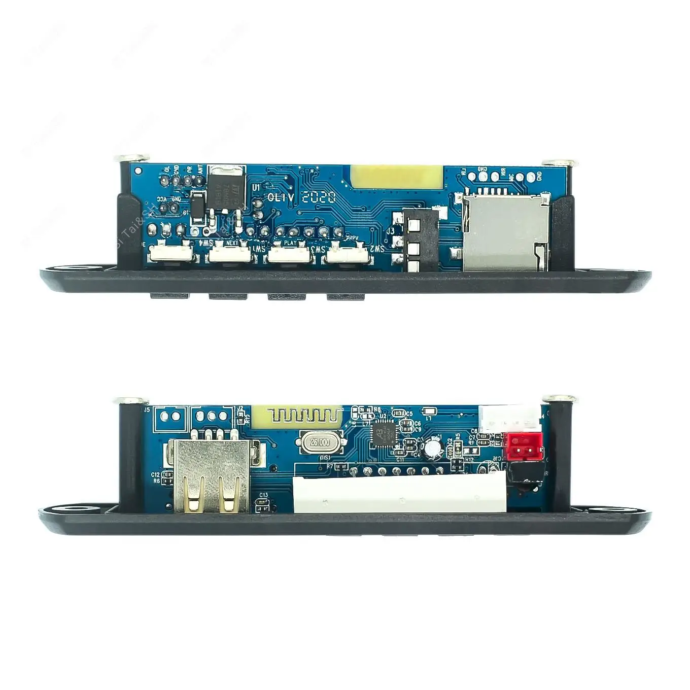 1 Juego de placa decodificadora WMA MP3 inalámbrica Bluetooth 12V estándar módulo de Audio TF USB Radio para coche - imagen 2