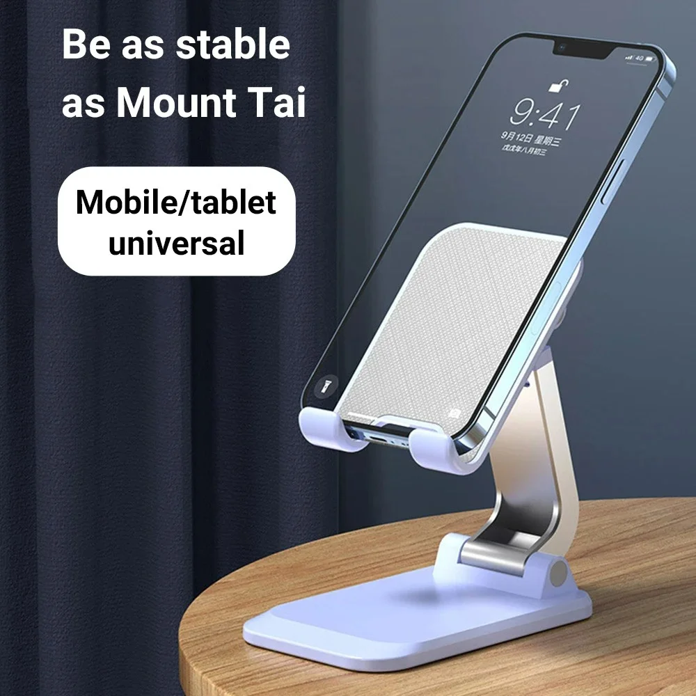 Soporte portátil para tableta, escritorio plegable, soporte para teléfono móvil para iPhone, Samsung, Xiaomi, Huawei, soporte Universal ajustable para teléfono inteligente - imagen 4