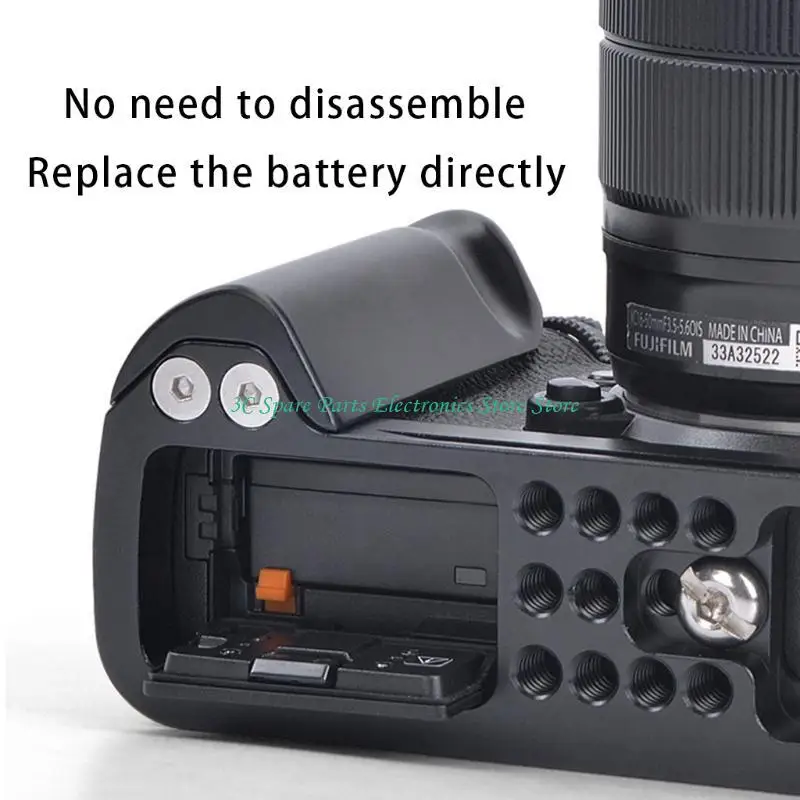 Placa montaje rápido tipo L para Micro cámara SZ para X-T3 para instalar micrófono - imagen 2