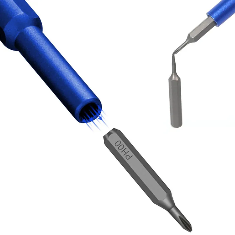 SUNSHINE SS-5118 Juego de destornilladores de alto rendimiento 25 en 1 para reparación de teléfonos móviles Puntas magnéticas de precisión Destornillador de perno de desmontaje - imagen 5