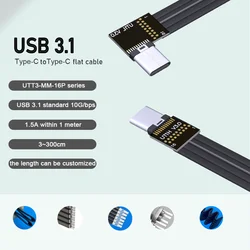 Cable USB-C FFC Flexible FPV/PTZ 10 Gb/s 90°