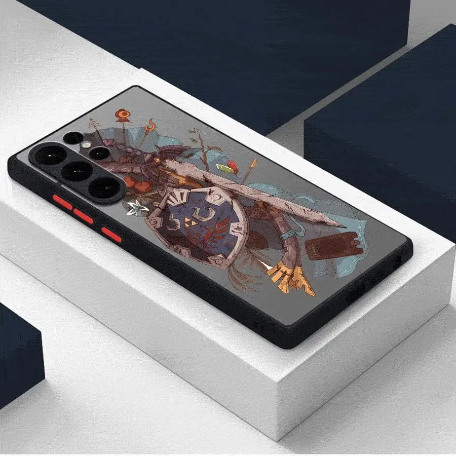 Funda de teléfono Game The Legend Of z-zeldas, carcasa suave mate para Samsung Galaxy S24 Ultra S23 Ultra S20 S21 S22 FE S20 FE 5G - imagen 5