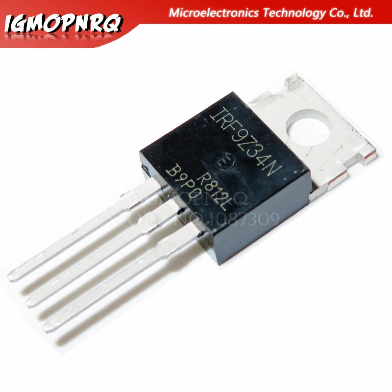 10 piezas, IRF9Z34N, IRF9Z34, IRF9Z34NPBF, MOSFET MOSFT PCh -55V -17A 100mOhm 23.3nC TO-220, nuevo y original
