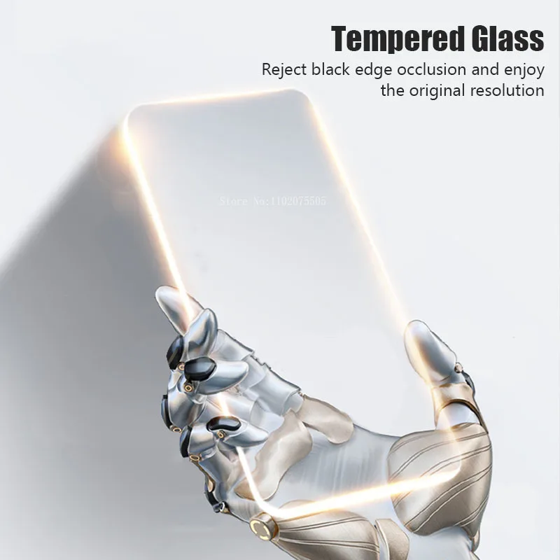 Vidrio templado 6 en 1 para Xiaomi Redmi 10 8 9T 10 9C Protector de pantalla de cámara para Note 12 11 Pro Plus 5G 11S 10S 9S 9 envío rápido - imagen 4