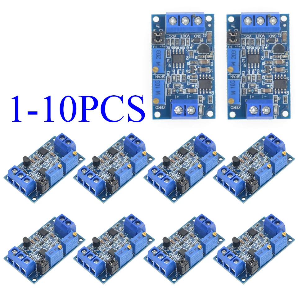 Módulo de corriente a voltaje 0 -20mA/4-20 mA a 0-3,3 V/0 -5V/0 -10V, transmisor de voltaje, convertidor de señal