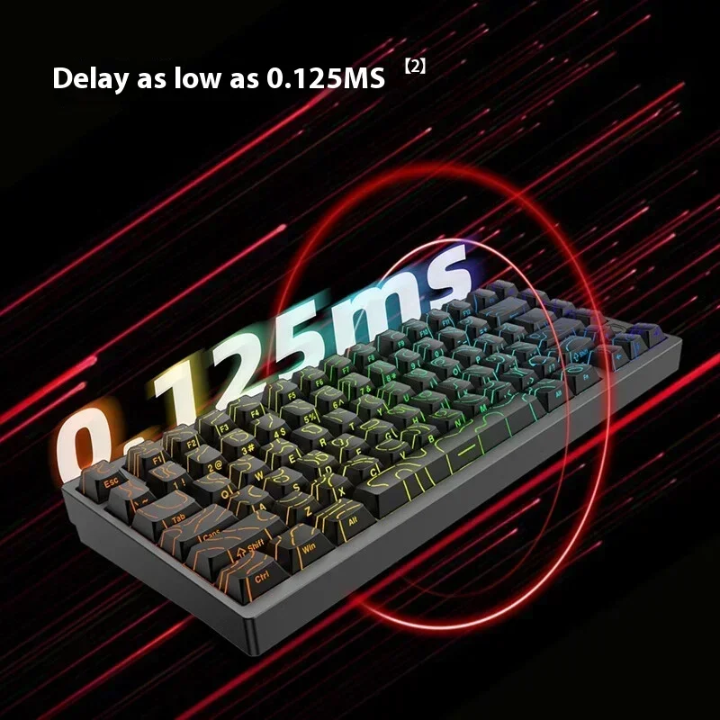 IROK MG75 Pro Teclado mecánico interruptor magnético RT0.005 8000Hz RGB aluminio 81 teclas teclado personalizado PC Gamer accesorio regalo - imagen 3