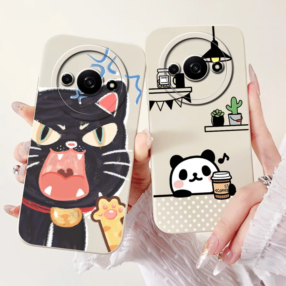 Para Xiaomi Redmi A3 funda de lujo pintada con caramelo fundas de teléfono a prueba de golpes para Xiaomi Redmi A3 RedmiA3 Fundas suaves 6,71 ''parachoques - imagen 2