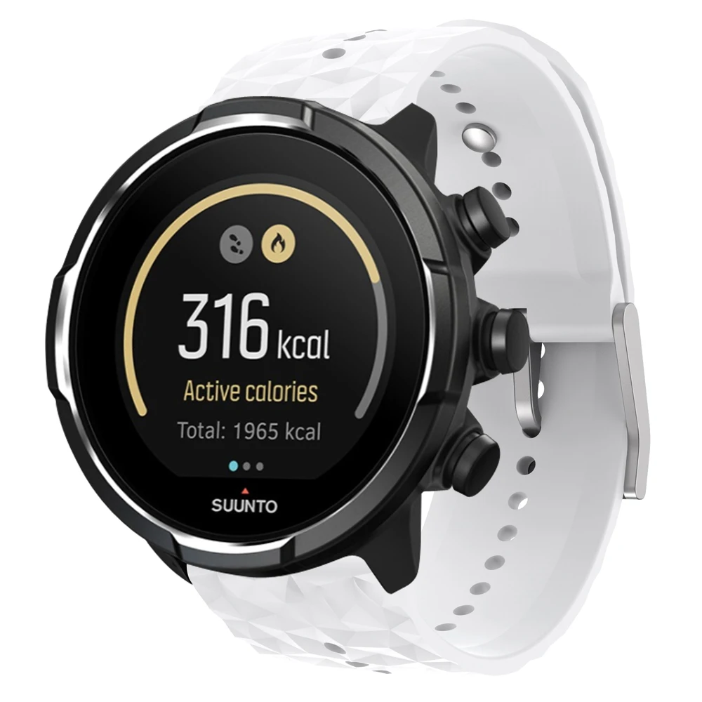 Correa de silicona de 24mm para Suunto 9 Baro 7 D5 Spartan Sport, correa de reloj inteligente HR, pulsera deportiva transpirable, correa de reloj - imagen 3