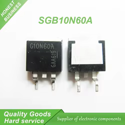 Lote de 10 unidades de SGB10N60A, G10N60A, TO-263, 600V, 20A, nuevo y original, envío gratis