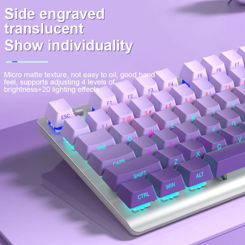 AULA F3001 Clavier mécanique filaire sans fil Bluetooth triple mode rétroéclairé - imagen 3