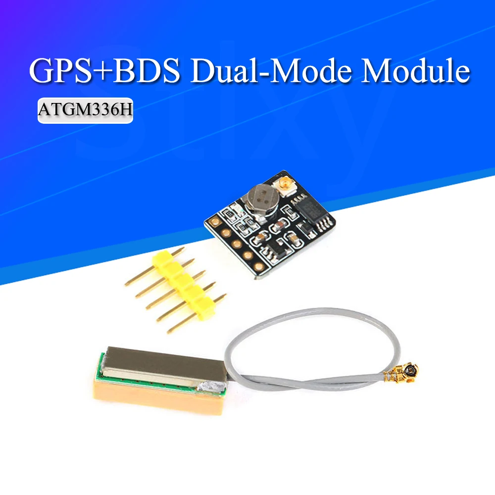 Stlxy GPS + BDS módulo de modo Dual Control de vuelo navegador de posicionamiento por satélite, reemplazo ATM336H, para Arduino NEO-M8N NEO-6M