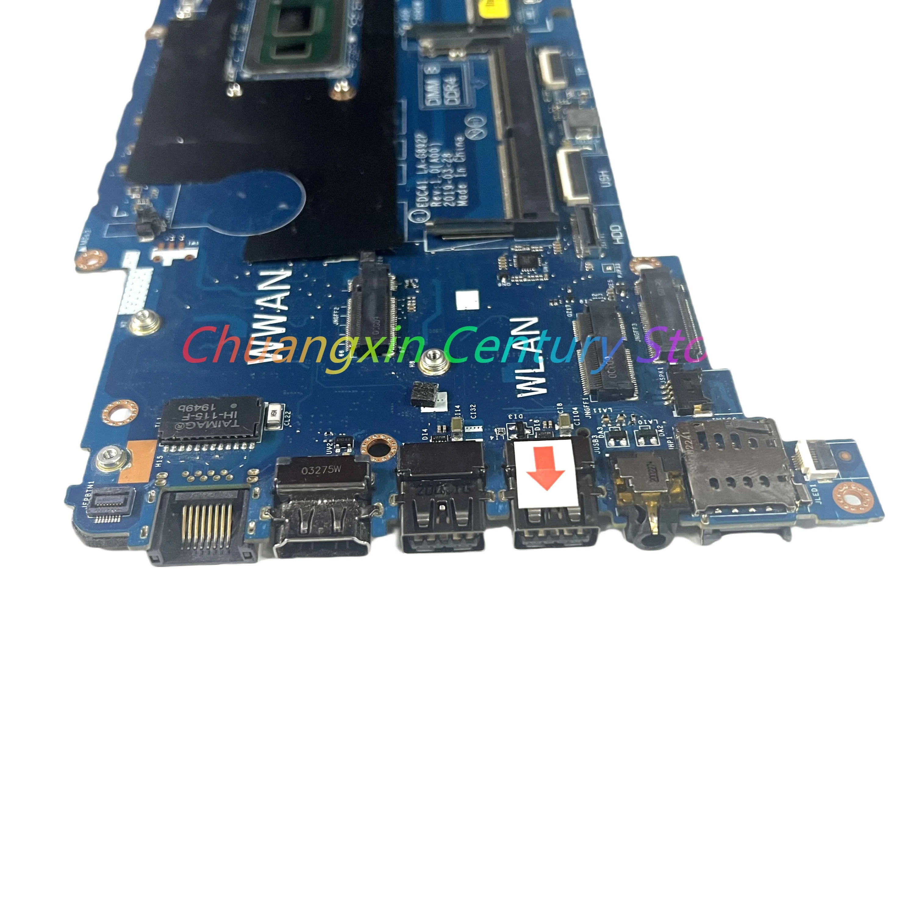 LA-G892P es adecuado para la placa base del ordenador portátil DELL Latitude 5400 con CPU I5-8365U I7-8665U DDR4 05T75M CN-06RVRC 06RVRC prueba de 100% - imagen 3