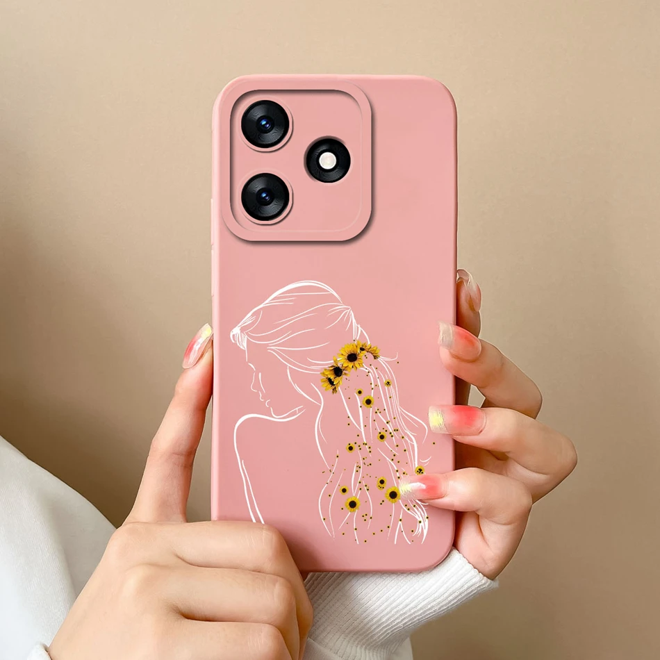 Funda de silicona líquida con dibujos animados para Tecno Spark 10 Pro 10C, cubierta de protección completa para Tecno Spark10 4G 5G 10Pro 10 C, Funda parachoques - imagen 5