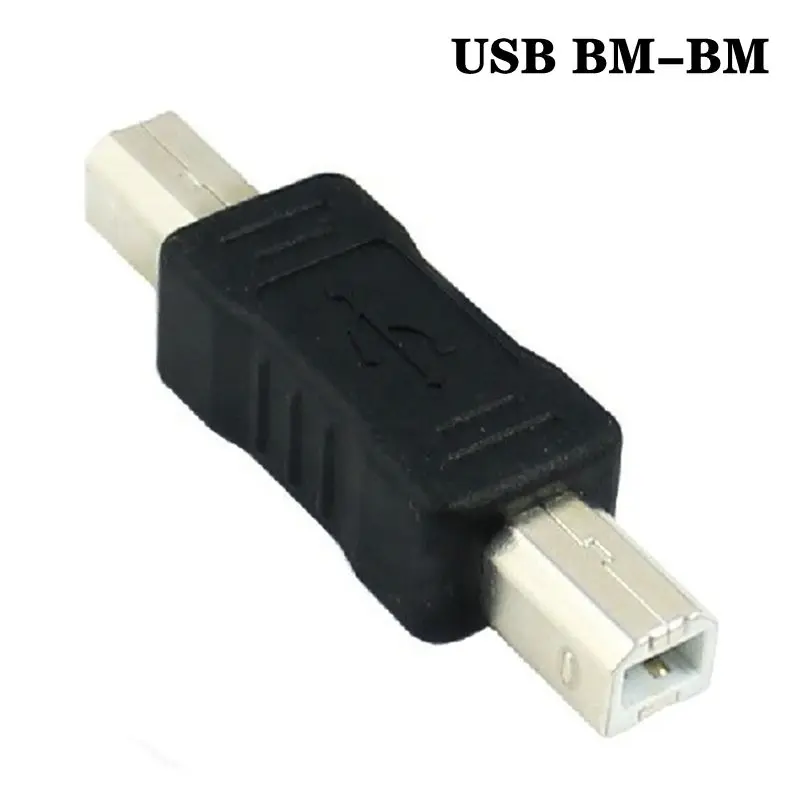 Adaptador de puerto cuadrado de impresora B macho a B hembra, codo de 90 grados a AM AF Micro/Mini, enchufe de conversión de extensión de datos de 5 pines - imagen 5