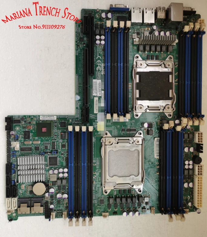 X9DRW-3F para placa base Supermicro LGA2011 Xeon E5-2600 V1/V2 familia DDR3 8x puertos SAS de C606 - imagen 3