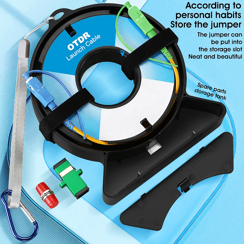 SC-SC(UPC/APC) Cable de lanzamiento OTDR de 1KM OS2 SM Cable de extensión reflectómetro de dominio de tiempo óptico eliminador de zona muerta modo único - imagen 3