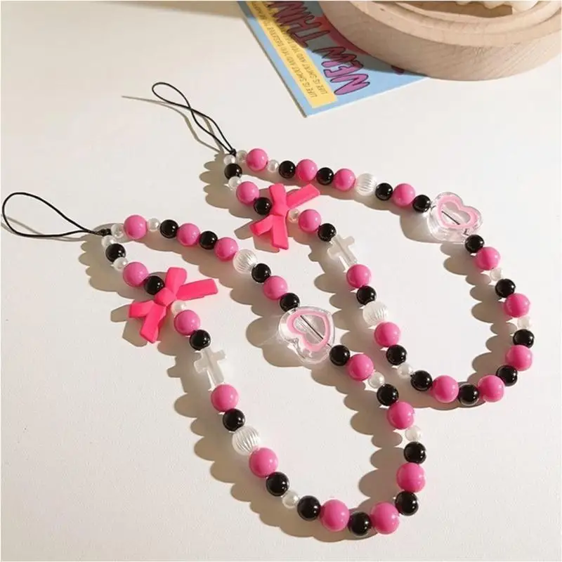 Pulsera R53C para mujer, cordón para teléfono, cadena que marca tendencia, abalorio para teléfono con cuentas para entusiastas - imagen 5