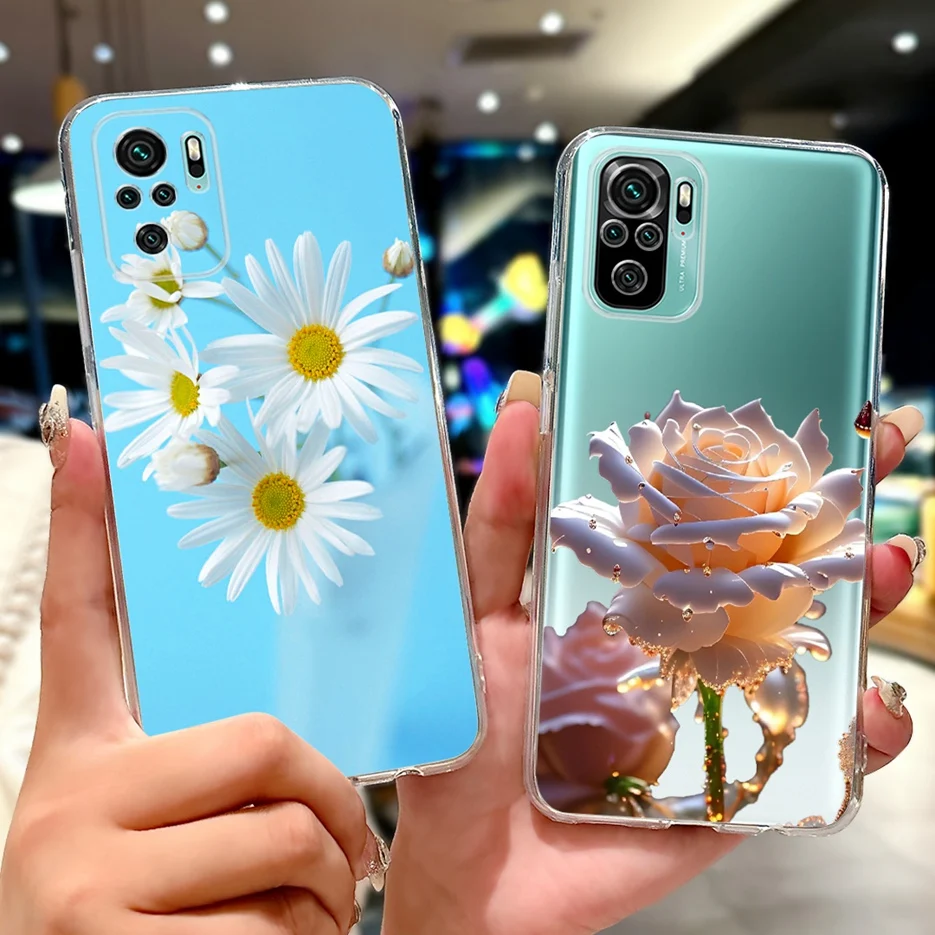 Para Xiaomi Redmi Note 10 4G funda Note 10S Linda funda pintada Koi de la suerte funda de teléfono de silicona suave para Redmi Note 10 Pro Max Fundas - imagen 3