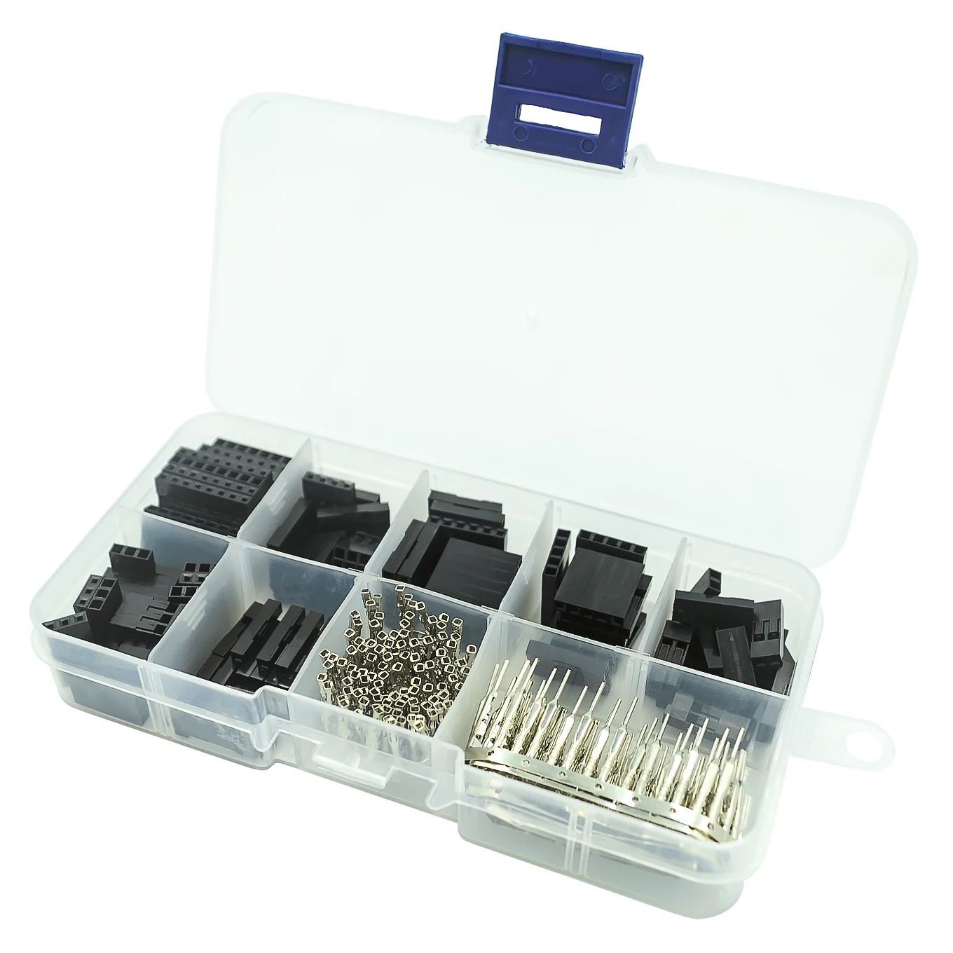 Cable de línea de puente Dupont macho + hembra, Conector de cabezal de 1/2/3/4/5/310 Pines, Kit de bricolaje electrónico, 620 piezas/2,54 piezas, 6/8mm - imagen 2