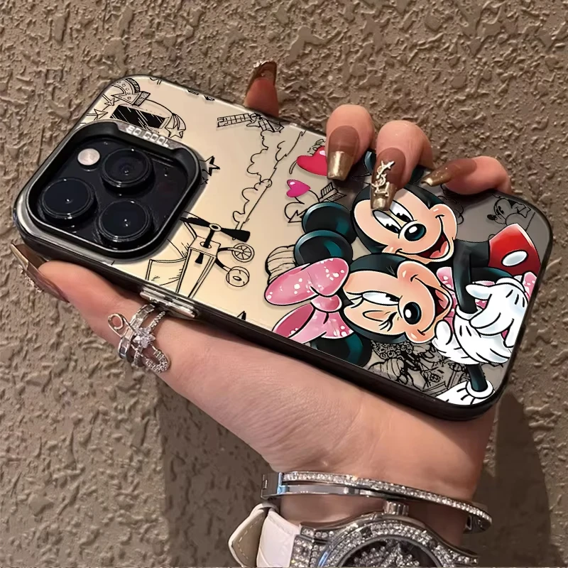 Funda de PC de Mickey Minnie para Samsung Galaxy A15 A35 A54 A55 5G S25 Ultra S24 FE S23 Plus S22 S21 S20 FE, funda a prueba de golpes - imagen 5