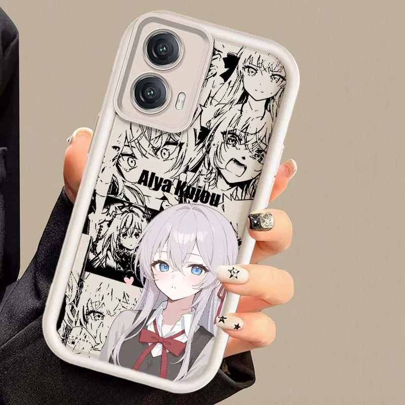 Alya Kujou Anime para Motorola Edge 50 60 G30 G20 G10 G05 G04s E30 E32 E14 Stylus Fusion Pro Eye escalera funda de teléfono - imagen 5
