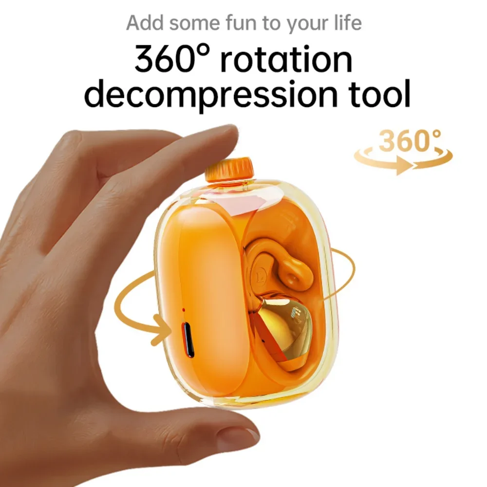 Auriculares inalámbricos Bluetooth con Clip para la oreja TWS, auriculares deportivos con cancelación de ruido, 144 idiomas AI, auriculares con traducción inteligente en tiempo Real - imagen 5